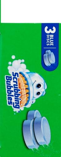 Scrubbing Bubbles Toilet Tablets, Continuous Clean Toilet Drop Ins, Helps Keep Toilet Stain Free and Helps Prevent Limescale Buildup, 3 Count, Pack Of 1