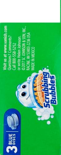 Scrubbing Bubbles Toilet Tablets, Continuous Clean Toilet Drop Ins, Helps Keep Toilet Stain Free and Helps Prevent Limescale Buildup, 3 Count, Pack Of 1