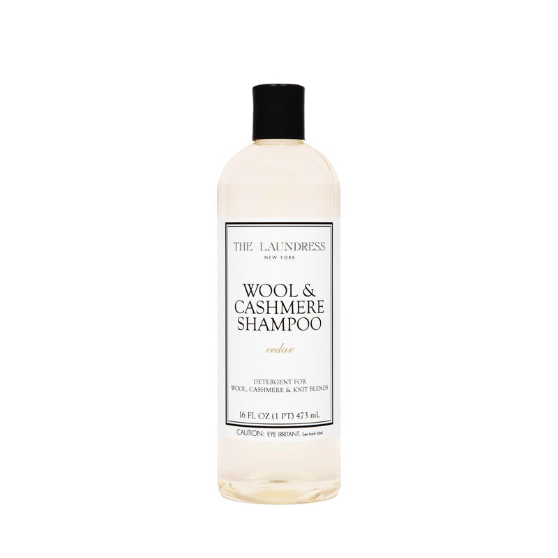 The Laundress Wool & Cashmere Shampoo, Double Concentrated, Cedar Scent, Wool Detergent, Wool Wash, Cashmere Shampoo, 16 Fl Oz