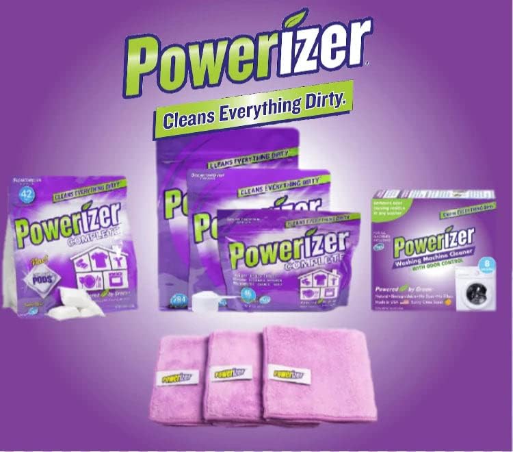 Powerizer Dishwasher Cleaner Descaler Pouches with Odor Control (5)