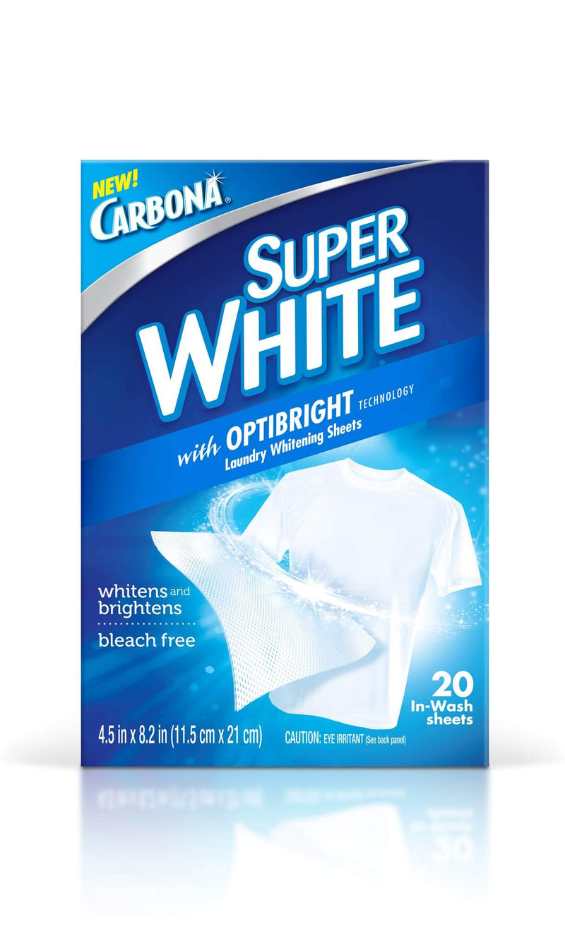 Delta Carbona Super White Sheets, 20 Count