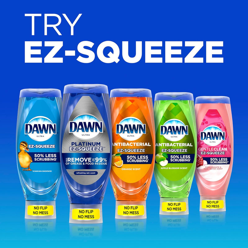 Dawn Ultra Anti-Bacterial EZ-Squeeze Hand Soap, Apple Blossom, 3x22 Fl Oz (Packaging may vary)